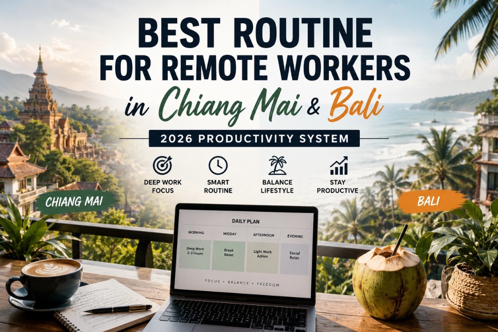 Best Routine for Remote Workers in Chiang Mai & Bali (2026 Guide)