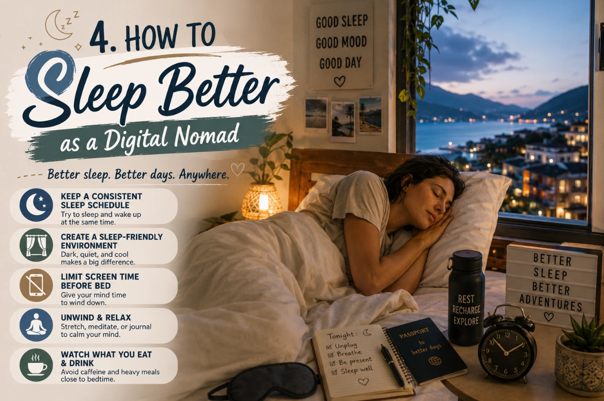 How to Sleep Better as a Digital Nomad
